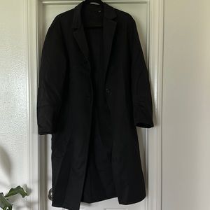 Uniqlo oversized pea coat